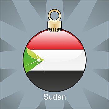 苏丹,旗帜,圣诞节,形状