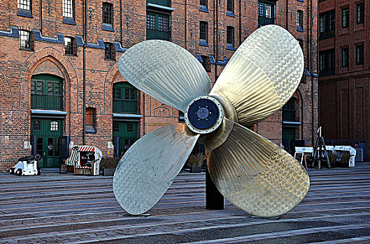 螺旋桨,海事博物馆,汉堡市,德国,欧洲