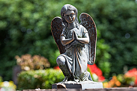 天使形象,墓地