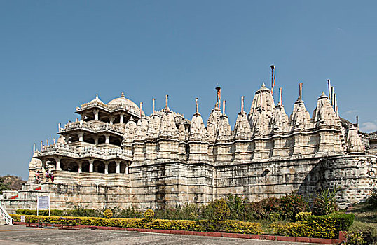 拉纳普尔,耆那教,庙宇,拉贾斯坦邦,印度,亚洲