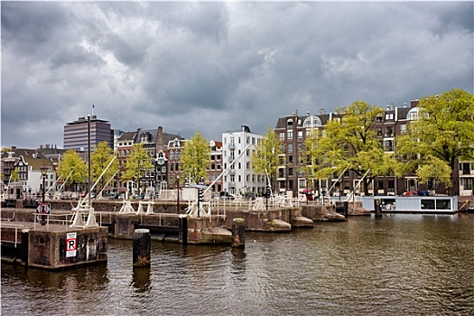 阿姆斯特丹,天际线,阿姆斯特河