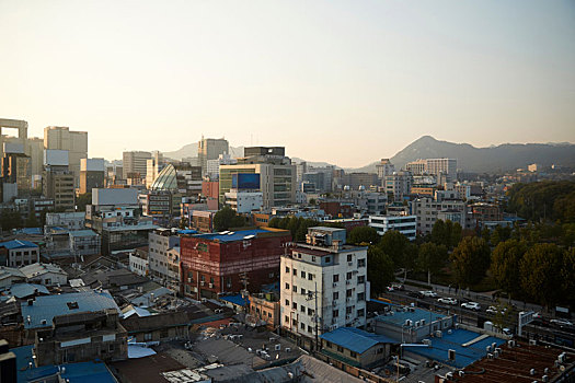城市,白天,首尔,韩国