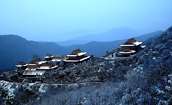 雪落云门寺