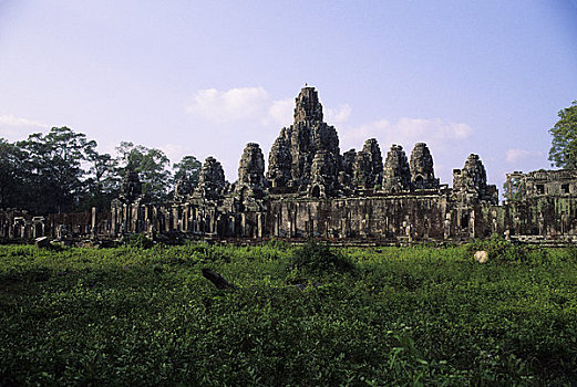 柬埔寨,吴哥,吴哥窟,巴扬寺,建造
