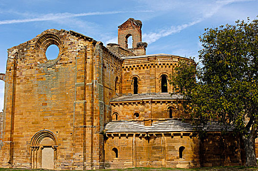 遗址,玛丽亚,西多会,寺院,12世纪,萨莫拉省,西班牙,欧洲