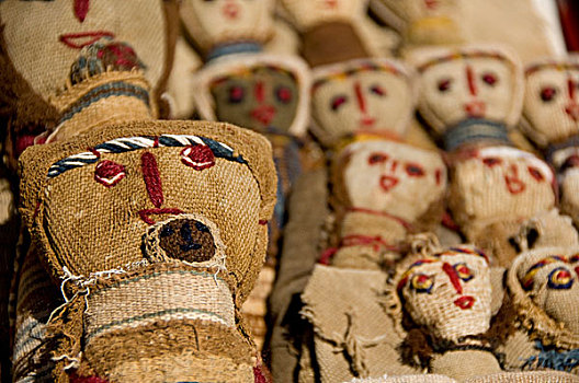 厄瓜多尔,著名,市场,枣,背影,手工制作,粗麻布,娃娃