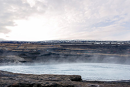 热,水,水塘,蒸汽,冰岛