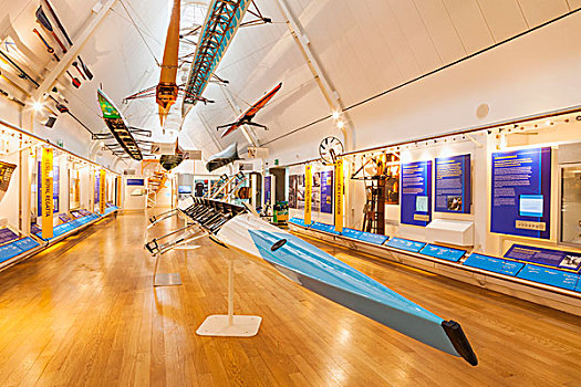 英格兰,牛津,河,划船,博物馆,展示,划艇