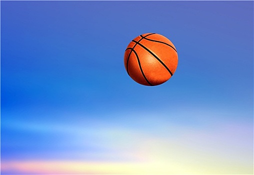 篮球,蓝天