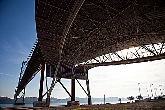 萨拉查大桥,塔霍河,里斯本,葡萄牙,欧洲