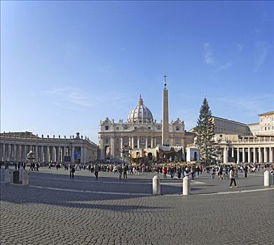 大教堂,广场,埃及,方尖塔,梵蒂冈,罗马,意大利