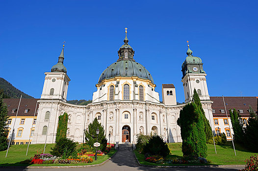 艾塔,教堂,本笃会修道院,上巴伐利亚,巴伐利亚,德国,欧洲