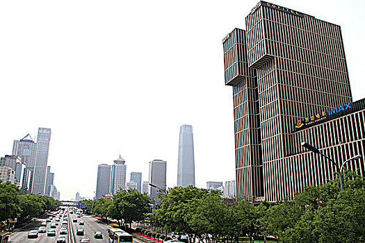 北京cbd的高楼大厦