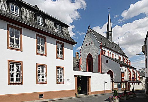 寺院,美因茨,莱茵兰普法尔茨州,德国,欧洲