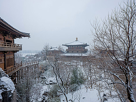 唐城影视基地古建筑场景