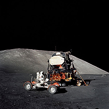 阿波罗17号,宇航员,短小,结帐,月球车