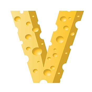 奶酪,字母v