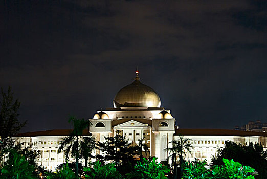 建筑,黄金,圆顶,屋顶,吉隆坡,马来西亚