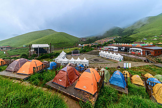 武功山,金顶,观音宕,帐篷节