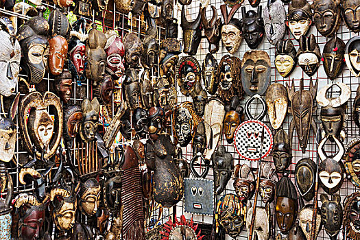 南非,开普敦,绿色,市场,面具