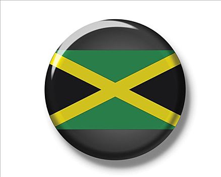 扣,旗帜,牙买加