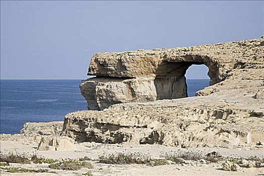 拱形,悬崖,马耳他