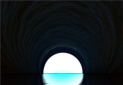 地下,下水道,隧道