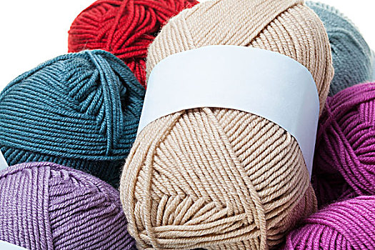 彩色,毛织品,纱线,球