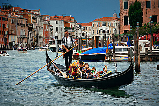 威尼斯,五月,小船,运河,意大利,象征,旅游,活动,局部,文化