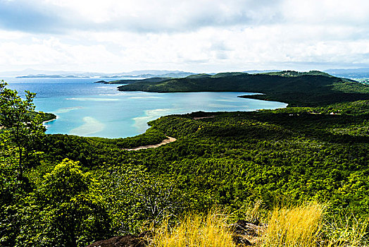 风景,灯塔,半岛,马提尼克,法国