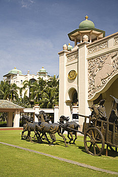 宫殿,金色,马,胜地,靠近,吉隆坡,马来西亚,半岛