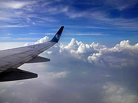 高空飞行,空中美景