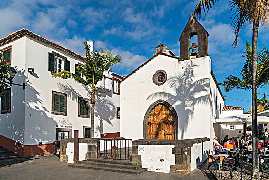 建筑,小教堂,老城,丰沙尔,马德拉岛,区域,葡萄牙