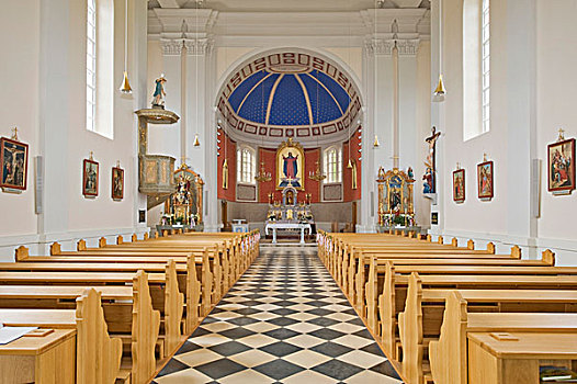 圣母大教堂,雪,下奥地利州,奥地利,欧洲