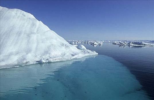 冰山,斯匹次卑尔根岛,斯瓦尔巴特群岛,北极,挪威