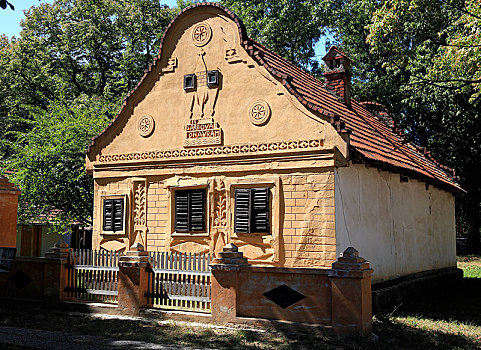 房子,乡村,博物馆,露天博物馆,布加勒斯特,罗马尼亚,欧洲