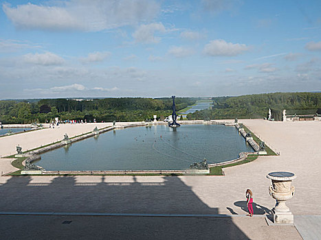 法国巴黎凡尔赛宫水池