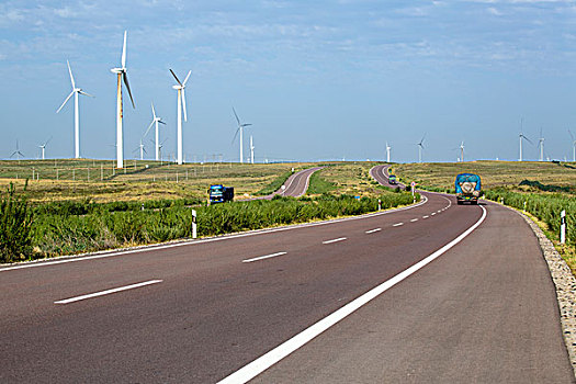 高速公路,风力发电