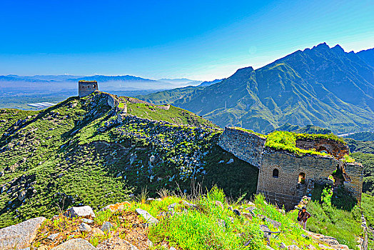 中国,河北,保定,涞源,明长城遗址greatwallofghina