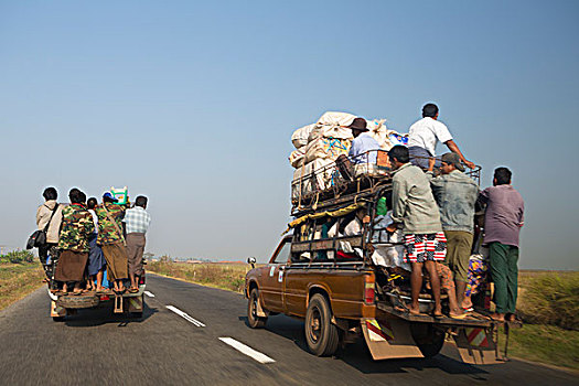 缅甸,省,运输