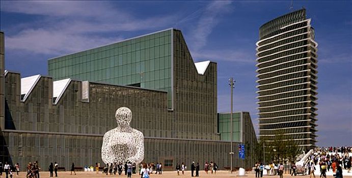 会议中心,阿拉贡,全景,建筑物外观,水塔