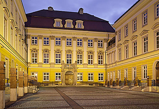 皇宫,城市,博物馆,弗罗茨瓦夫,波兰,欧洲
