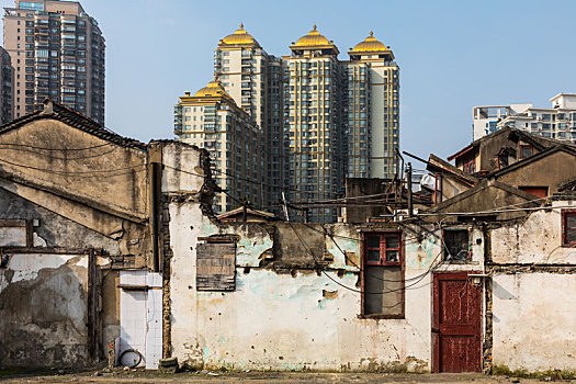 上海建筑对比