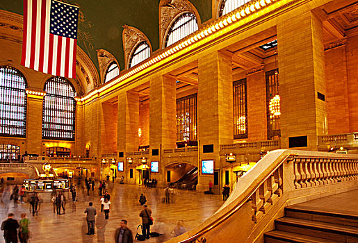 车站,曼哈顿,纽约,美国