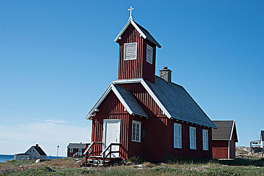 教堂,住宅区,西格陵兰