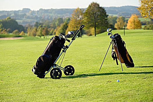 高尔夫装备,高尔夫球场,巴伐利亚,德国