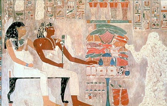 壁画,陵墓,贵族,底比斯,路克索神庙,埃及