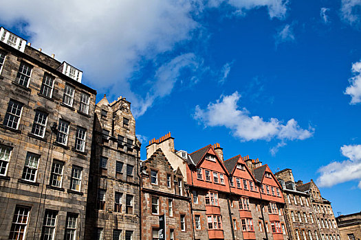 街边古老的苏格兰建筑