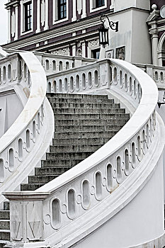 楼梯,城镇,卢布林,省,波兰