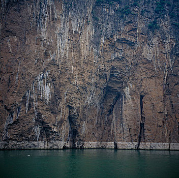 湖北三峡峭壁